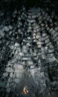 [INTERNAL SHOT OF THE TOMB OF AGAMEMNON, PHOTOGRAPH BY JIM McPHERSON, 1995]