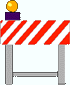 Animated Gif of a road barrier