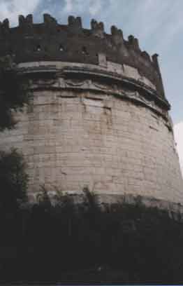 [EXTERNAL SHOT OF THE TOMB OF CECELIA METELLA IN ROME, PHOTOGRAPH BY JIM McPHERSON, 1996]