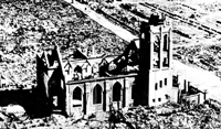 A church in Hiroshima after the A-Bombing