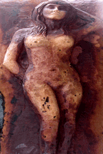 Wooden carving spotte and shot in Puerto Morelos by Jim McPherson, 2014